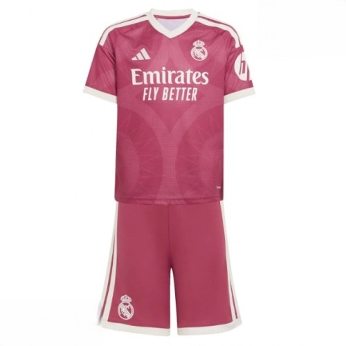 Echipament fotbal Real Madrid Tricou Treilea 2026-27 pentru copii şi pantaloni 1 Echipament fotbal Real Madrid Tricou Treilea 2026-27 pentru copii şi pantaloni