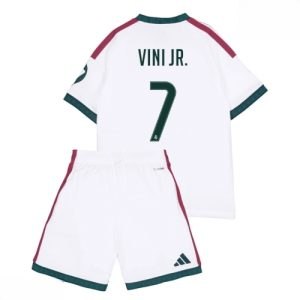Echipament fotbal Real Madrid Vinicius Junior #7 Tricou Acasa 2026-27 pentru copii şi pantaloni