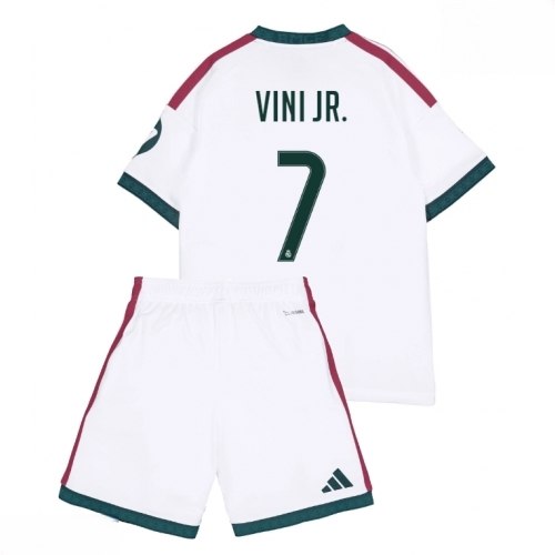 Echipament fotbal Real Madrid Vinicius Junior #7 Tricou Acasa 2026-27 pentru copii şi pantaloni 1 Echipament fotbal Real Madrid Vinicius Junior #7 Tricou Acasa 2026-27 pentru copii şi pantaloni