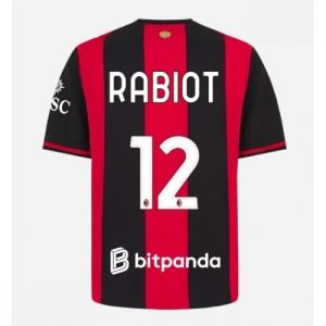 Echipament fotbal AC Milan Adrien Rabiot #12 Tricou Acasa 2026-27 pentru bărbați