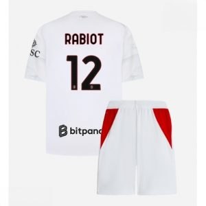 Ieftine Echipament fotbal AC Milan Adrien Rabiot #12 Tricou Deplasare 2026-27 pentru copii şi pantaloni