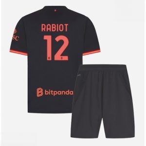 Ieftine Echipament fotbal AC Milan Adrien Rabiot #12 Tricou Treilea 2026-27 pentru copii şi pantaloni