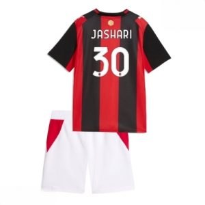 Ieftine Echipament fotbal AC Milan Ardon Jashari #30 Tricou Acasa 2026-27 pentru copii şi pantaloni