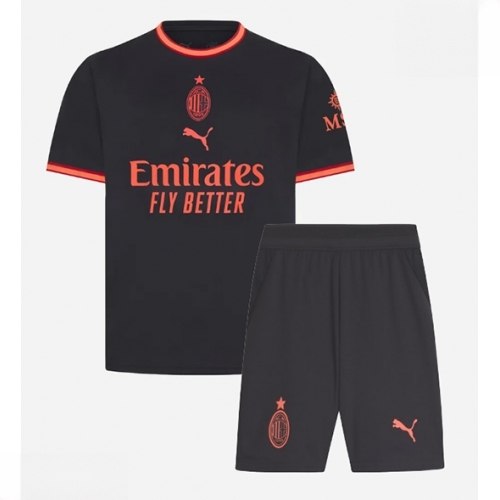 Ieftine Echipament fotbal AC Milan Ardon Jashari #30 Tricou Treilea 2026-27 pentru copii şi pantaloni 2 Ieftine Echipament fotbal AC Milan Ardon Jashari #30 Tricou Treilea 2026-27 pentru copii şi pantaloni - imagine 2