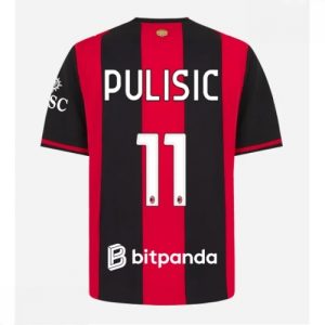 Echipament fotbal AC Milan Christian Pulisic #11 Tricou Acasa 2026-27 pentru bărbați