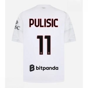 Echipament fotbal AC Milan Christian Pulisic #11 Tricou Deplasare 2026-27 pentru bărbați