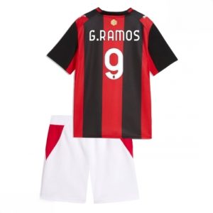 Ieftine Echipament fotbal AC Milan Goncalo Ramos #9 Tricou Acasa 2026-27 pentru copii şi pantaloni