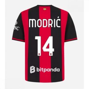 Echipament fotbal AC Milan Luka Modric #14 Tricou Acasa 2026-27 pentru bărbați