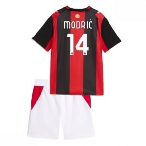 Ieftine Echipament fotbal AC Milan Luka Modric #14 Tricou Acasa 2026-27 pentru copii şi pantaloni