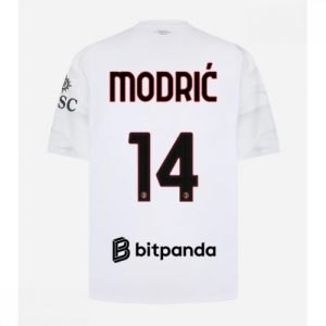 Echipament fotbal AC Milan Luka Modric #14 Tricou Deplasare 2026-27 pentru bărbați