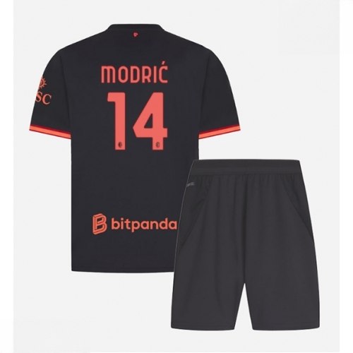 Ieftine Echipament fotbal AC Milan Luka Modric #14 Tricou Treilea 2026-27 pentru copii şi pantaloni 1 Ieftine Echipament fotbal AC Milan Luka Modric #14 Tricou Treilea 2026-27 pentru copii şi pantaloni