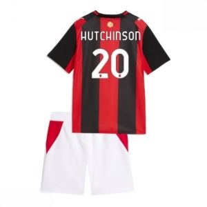 Ieftine Echipament fotbal AC Milan Omari Hutchinson #20 Tricou Acasa 2026-27 pentru copii şi pantaloni