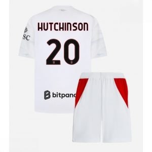 Ieftine Echipament fotbal AC Milan Omari Hutchinson #20 Tricou Deplasare 2026-27 pentru copii şi pantaloni