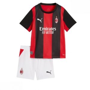 Ieftine Echipament fotbal AC Milan Tricou Acasa 2026-27 pentru copii şi pantaloni