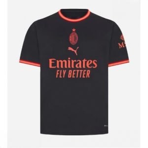 Echipament fotbal AC Milan Tricou Treilea 2026-27 negru pentru bărbați