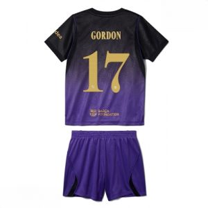 Echipament fotbal Barcelona Anthony Gordon #17 Tricou Deplasare 2026-27 pentru copii şi pantaloni
