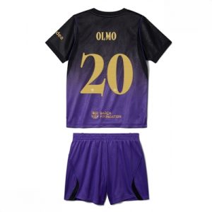 Echipament fotbal Barcelona Dani Olmo #20 Tricou Deplasare 2026-27 pentru copii şi pantaloni
