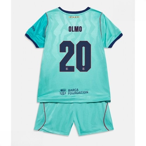 Echipament fotbal Barcelona Dani Olmo #20 Tricou Treilea 2026-27 pentru copii şi pantaloni 1 Echipament fotbal Barcelona Dani Olmo #20 Tricou Treilea 2026-27 pentru copii şi pantaloni