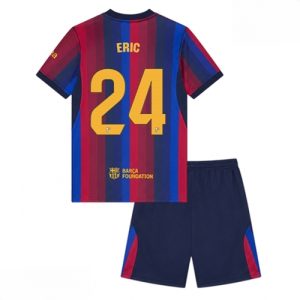 Echipament fotbal Barcelona Eric Garcia #24 Tricou Acasa 2026-27 pentru copii şi pantaloni