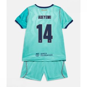 Echipament fotbal Barcelona Karim Adeyemi #14 Tricou Treilea 2026-27 pentru copii şi pantaloni