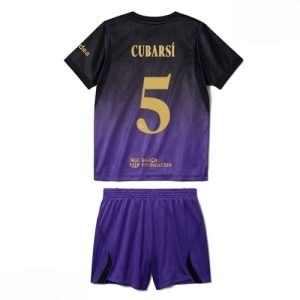 Echipament fotbal Barcelona Pau Cubarsi #5 Tricou Deplasare 2026-27 pentru copii şi pantaloni