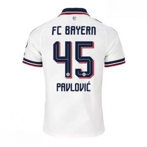 Echipament fotbal Bayern Munich Aleksandar Pavlovic #45 Tricou Deplasare 2026-27 pentru bărbați