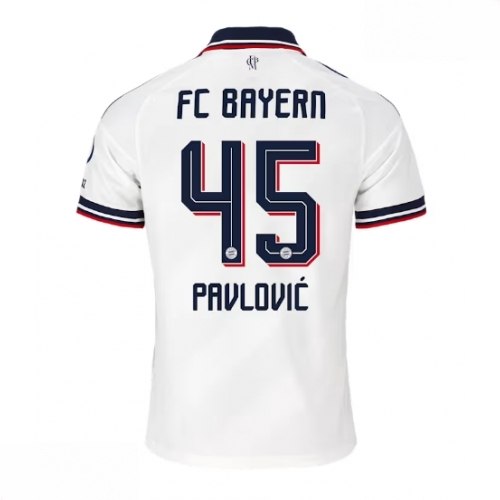 Echipament fotbal Bayern Munich Aleksandar Pavlovic #45 Tricou Deplasare 2026-27 pentru bărbați 1 Echipament fotbal Bayern Munich Aleksandar Pavlovic #45 Tricou Deplasare 2026-27 pentru bărbați