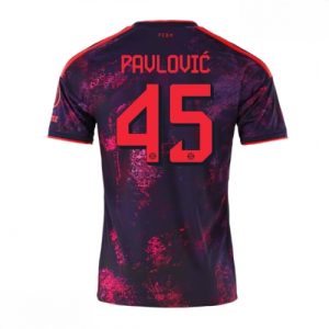 Echipament fotbal Bayern Munich Aleksandar Pavlovic #45 Tricou Treilea 2026-27 pentru bărbați