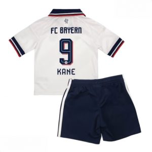Echipament fotbal Bayern Munich Harry Kane #9 Tricou Deplasare 2026-27 pentru copii şi pantaloni