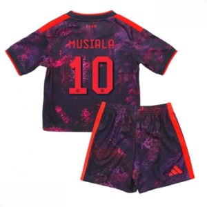 Echipament fotbal Bayern Munich Jamal Musiala #10 Tricou Treilea 2026-27 pentru copii şi pantaloni