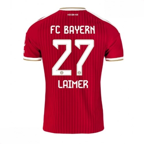 Echipament fotbal Bayern Munich Konrad Laimer #27 Tricou Acasa 2026-27 pentru bărbați 1 Echipament fotbal Bayern Munich Konrad Laimer #27 Tricou Acasa 2026-27 pentru bărbați