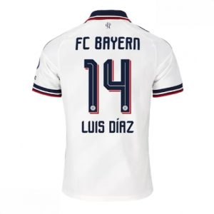 Echipament fotbal Bayern Munich Luis Diaz #14 Tricou Deplasare 2026-27 pentru bărbați