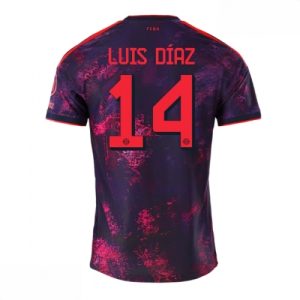 Echipament fotbal Bayern Munich Luis Diaz #14 Tricou Treilea 2026-27 pentru bărbați