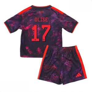 Echipament fotbal Bayern Munich Michael Olise #17 Tricou Treilea 2026-27 pentru copii şi pantaloni
