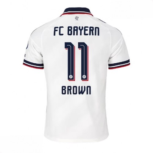 Echipament fotbal Bayern Munich Nathaniel Brown #11 Tricou Deplasare 2026-27 pentru bărbați 1 Echipament fotbal Bayern Munich Nathaniel Brown #11 Tricou Deplasare 2026-27 pentru bărbați