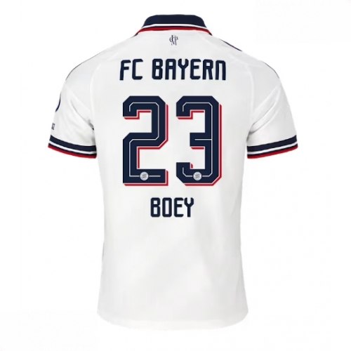 Echipament fotbal Bayern Munich Sacha Boey #23 Tricou Deplasare 2026-27 pentru bărbați 1 Echipament fotbal Bayern Munich Sacha Boey #23 Tricou Deplasare 2026-27 pentru bărbați