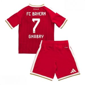 Echipament fotbal Bayern Munich Serge Gnabry #7 Tricou Acasa 2026-27 pentru copii şi pantaloni