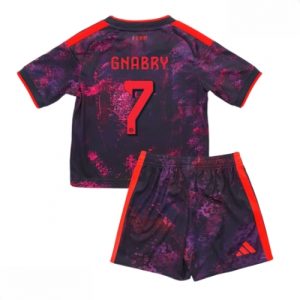 Echipament fotbal Bayern Munich Serge Gnabry #7 Tricou Treilea 2026-27 pentru copii şi pantaloni