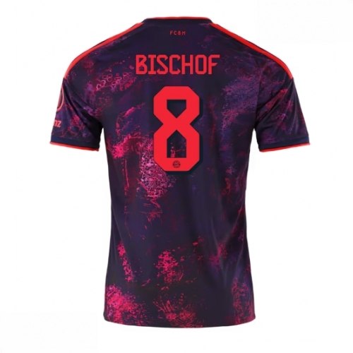 Echipament fotbal Bayern Munich Tom Bischof #8 Tricou Treilea 2026-27 pentru bărbați 1 Echipament fotbal Bayern Munich Tom Bischof #8 Tricou Treilea 2026-27 pentru bărbați