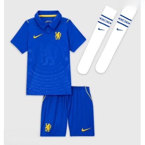Echipament fotbal Chelsea Emmanuel Emegha #22 Tricou Acasa 2026-27 pentru copii şi pantaloni 2 Echipament fotbal Chelsea Emmanuel Emegha #22 Tricou Acasa 2026-27 pentru copii şi pantaloni - imagine 2
