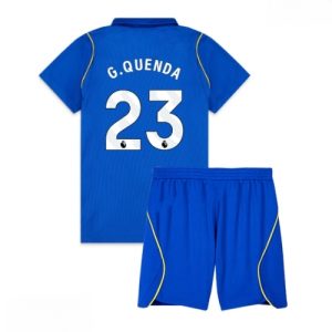 Echipament fotbal Chelsea Geovany Quenda #23 Tricou Acasa 2026-27 pentru copii şi pantaloni
