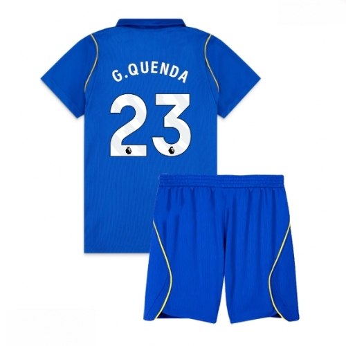 Echipament fotbal Chelsea Geovany Quenda #23 Tricou Acasa 2026-27 pentru copii şi pantaloni 1 Echipament fotbal Chelsea Geovany Quenda #23 Tricou Acasa 2026-27 pentru copii şi pantaloni