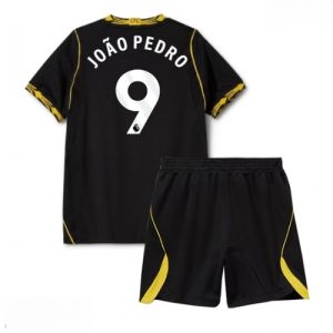 Echipament fotbal Chelsea Joao Pedro #9 Tricou Deplasare 2026-27 pentru copii şi pantaloni