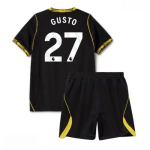 Echipament fotbal Chelsea Malo Gusto #27 Tricou Deplasare 2026-27 pentru copii şi pantaloni