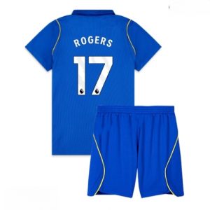 Echipament fotbal Chelsea Morgan Rogers #17 Tricou Acasa 2026-27 pentru copii şi pantaloni