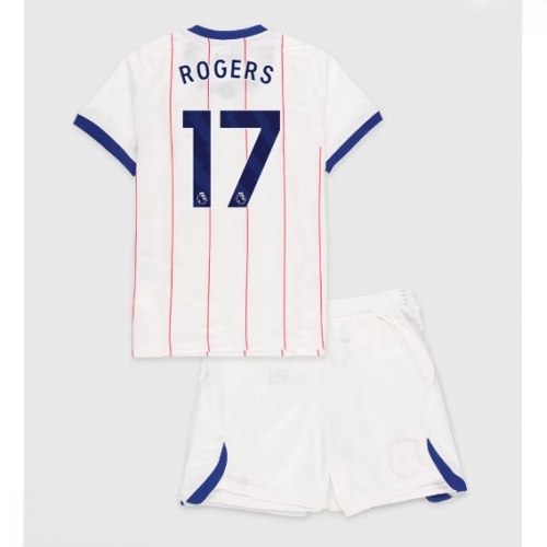 Echipament fotbal Chelsea Morgan Rogers #17 Tricou Treilea 2026-27 pentru copii şi pantaloni 1 Echipament fotbal Chelsea Morgan Rogers #17 Tricou Treilea 2026-27 pentru copii şi pantaloni