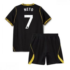 Echipament fotbal Chelsea Pedro Neto #7 Tricou Deplasare 2026-27 pentru copii şi pantaloni