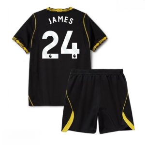 Echipament fotbal Chelsea Reece James #24 Tricou Deplasare 2026-27 pentru copii şi pantaloni