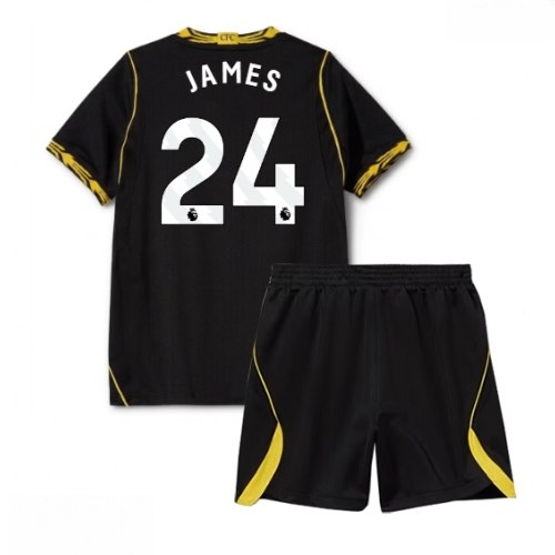 Echipament fotbal Chelsea Reece James #24 Tricou Deplasare 2026-27 pentru copii şi pantaloni 1 Echipament fotbal Chelsea Reece James #24 Tricou Deplasare 2026-27 pentru copii şi pantaloni