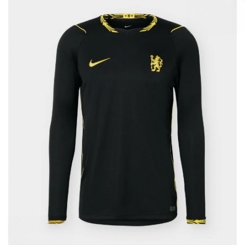 Echipament fotbal Chelsea Tricou Deplasare 2026-27 negru maneca lunga 1 Echipament fotbal Chelsea Tricou Acasa 2026-27 negru maneca lunga